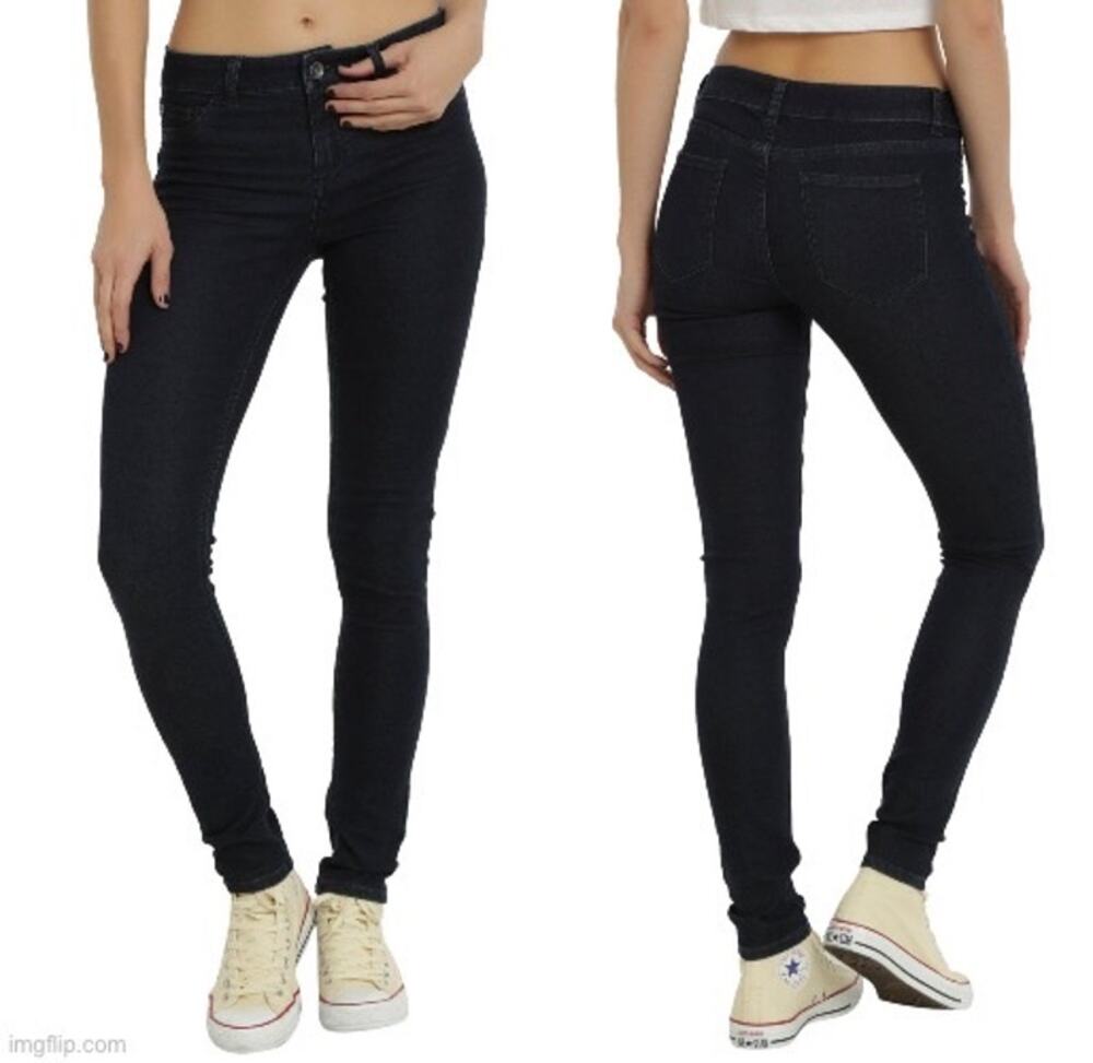 Blackheart Hot Topic NWT Women's Junior 0 Indigo Stingerette Super Skinny Jeans
